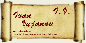 Ivan Vujanov vizit kartica